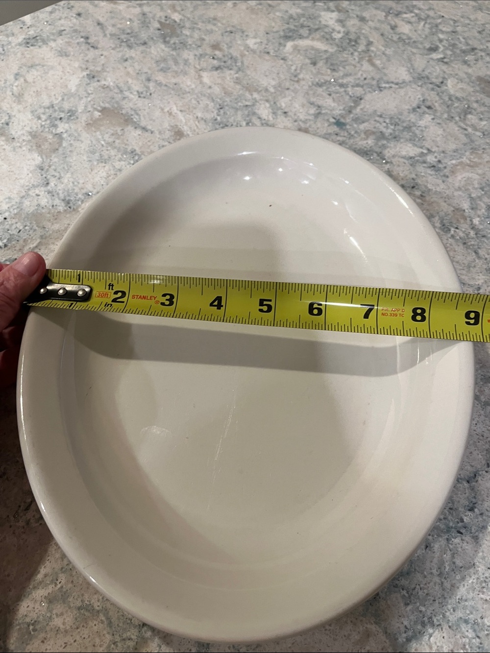 VTG Shenango China White Platters Set of 2 - Picture 4 of 5
